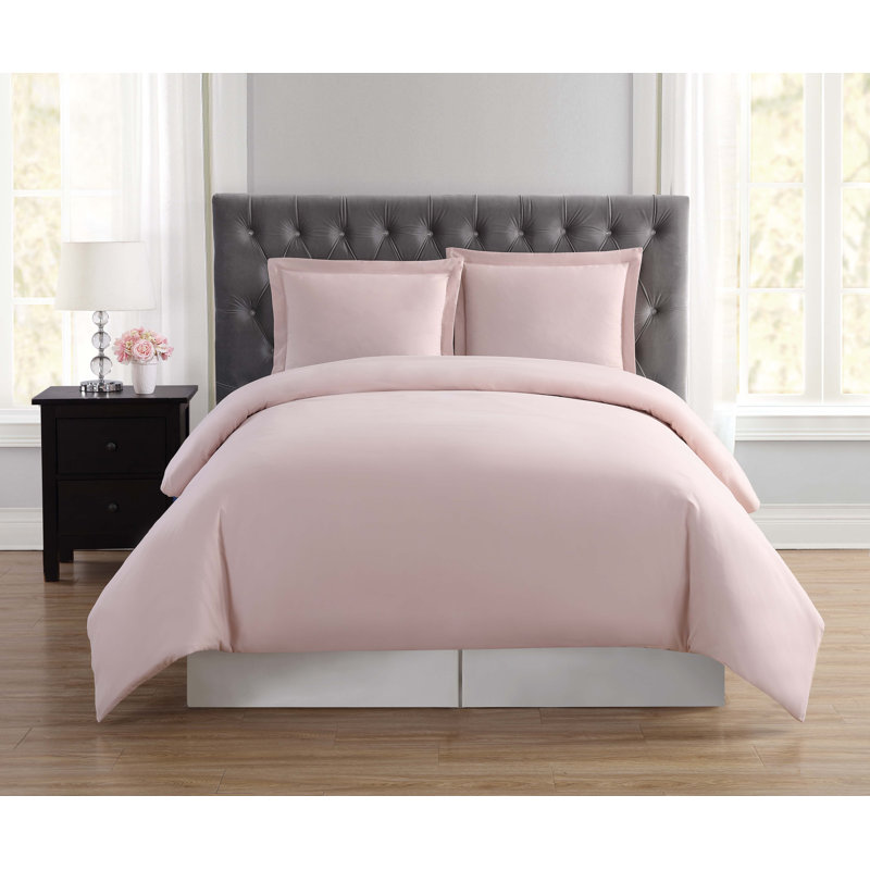 Standard Duvet Cover, Twin XL Duvet Cover + 1 Standard Sham, Blush