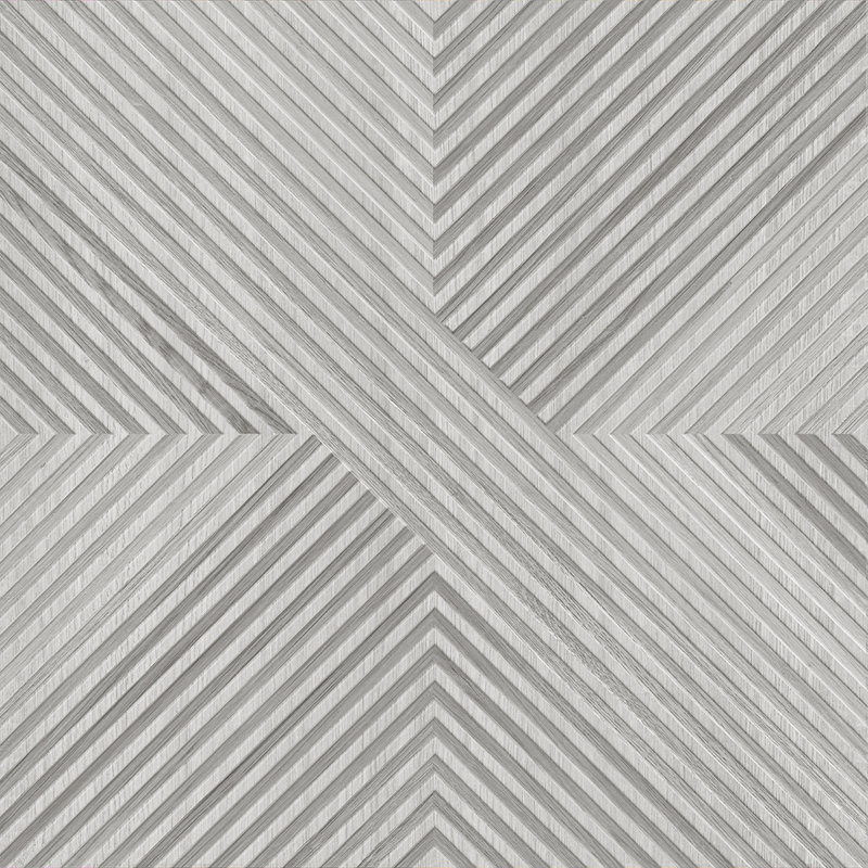 Carreau de mur en porcelaine matte H 24 po x 24 po Huntsman, Gris