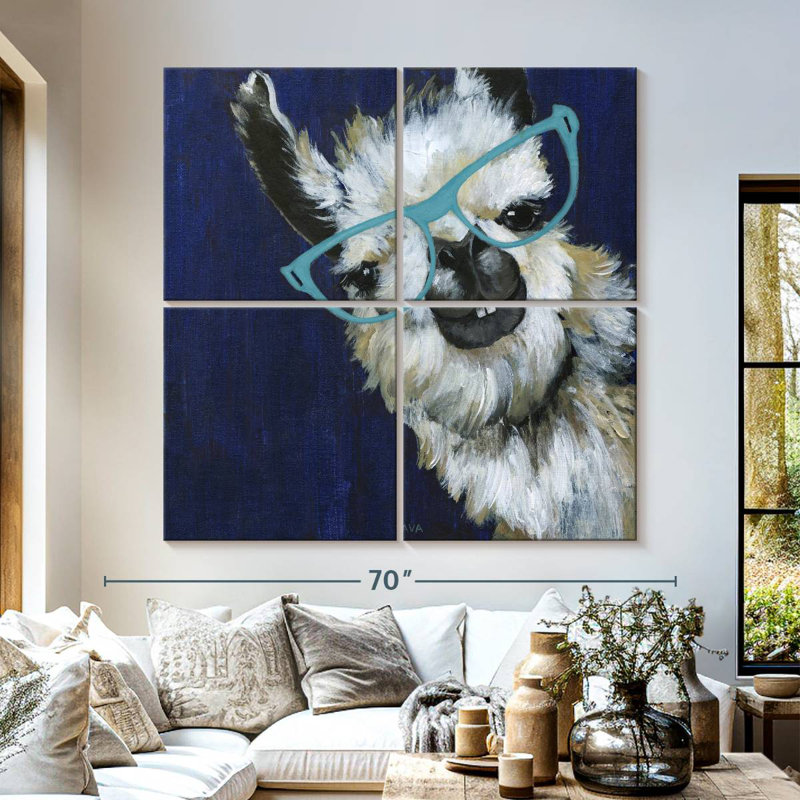 Brampt Gentleman Llama, 57" H x 57" W