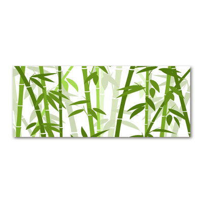 Bamboo - No Frame Print on Glass