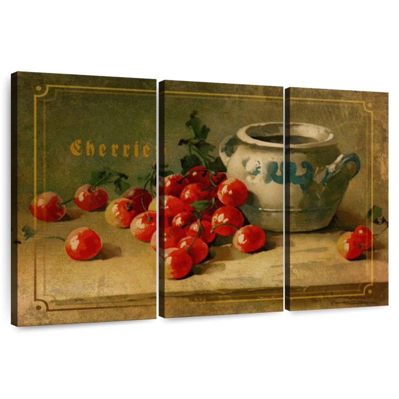 Yarlin Delicious Cherries, 24" H x 38" W