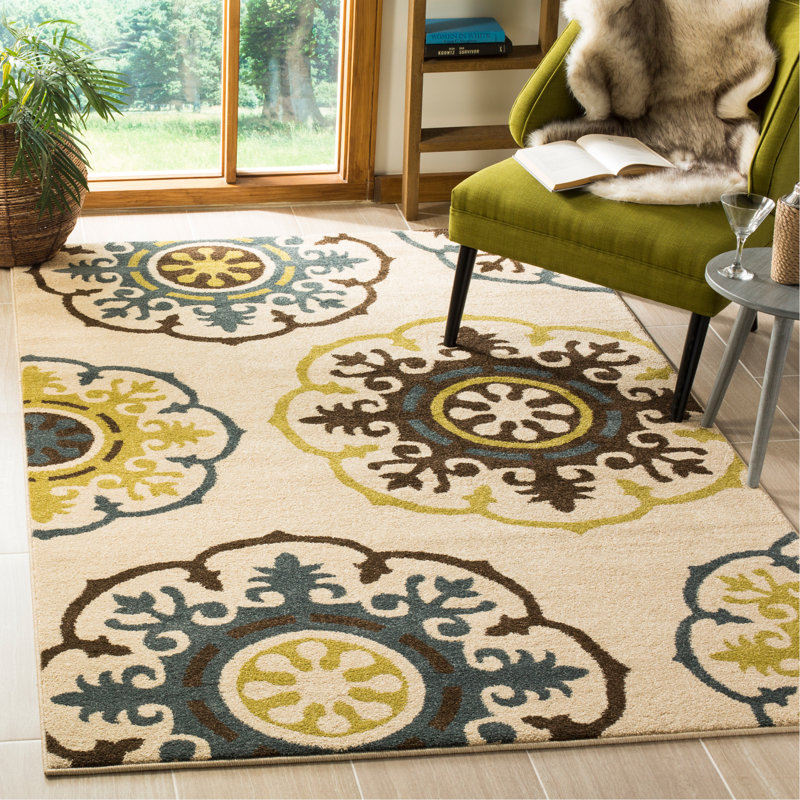 Tapis géométrique Newbury Performance, Rectangulaire 8 pi x 10 pi