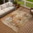 Machine Washable Indoor/Outdoor Chantille ACN2300 Abstract Rug-1003902944