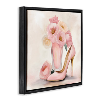 Cadre flottant Pink Beauty Bouquet, design par Kim Allen
