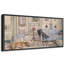 Intérieur douillet avec chien endormi, reproduction sur toile-98042294-111176749