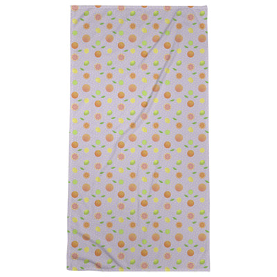 Serviette de bain agrume