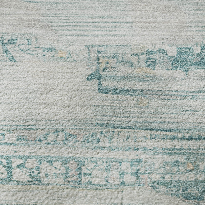 Tapis à rayures de qualité supérieure lavable à la machine Bitteridge AMF1835, Rectangle 5 pi x 7 pi 6 po