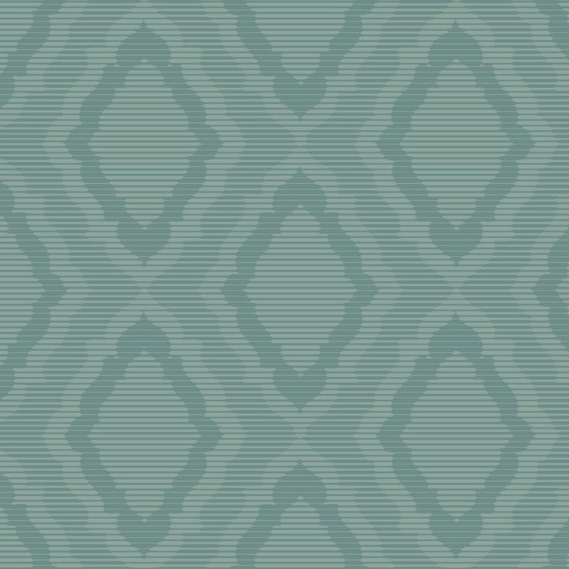 Candice Olson Decadence Geometric Metallic Wallpaper Double Roll, Blue