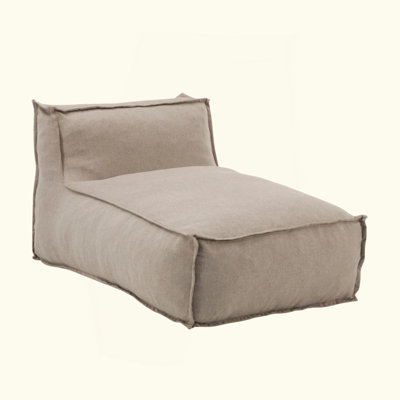 Outdoor Bean Bag Lounge Chair, Set Of 1
