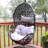 Wein Resin Wicker Egg Hanging Chair with Cushions-99356581