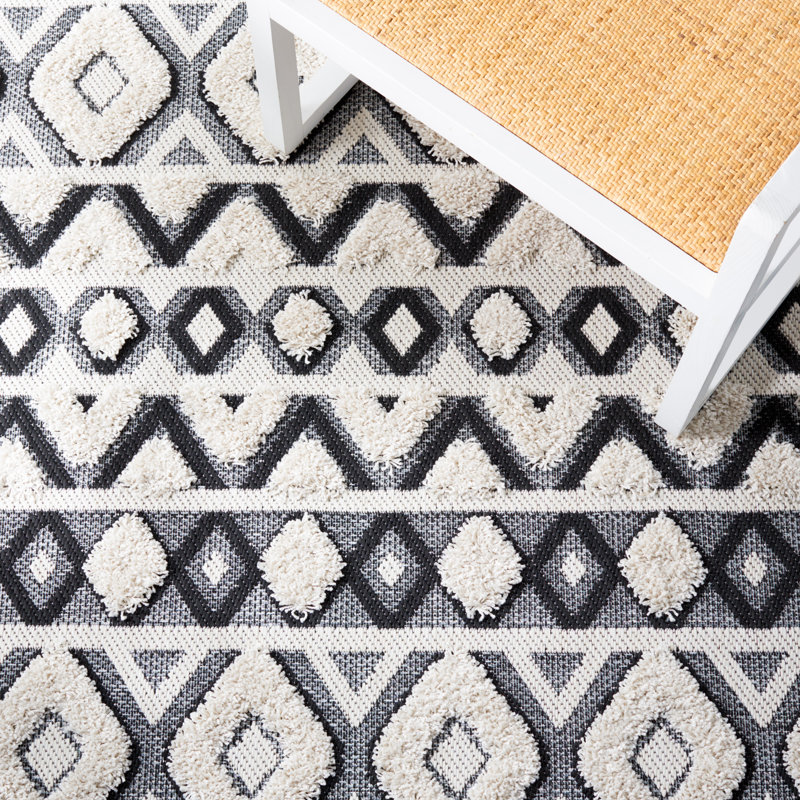Tapis d'intérieur / extérieur Cottage Performance Southwestern, Rectangle 9 pi x 12 pi