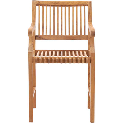 Castle Outdoor Teak Bar Stool