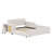 Upholstered Grounded Bed, Child Bed With Bedside Desk And Little Round Stool-1669820255-1669820254