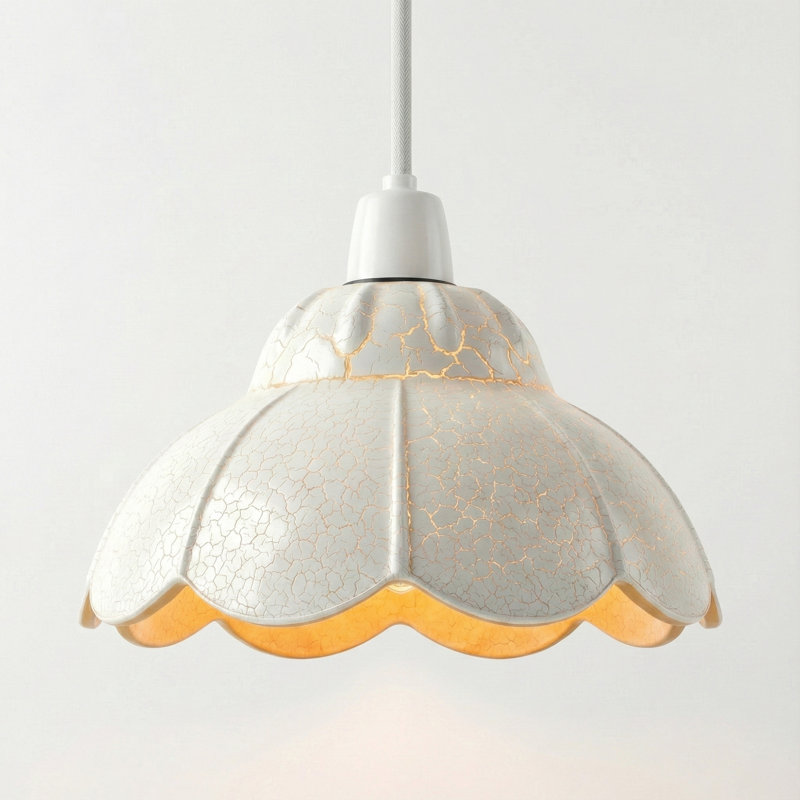 11cm H Glass Bowl Lamp Shade ( Screw On ) in White