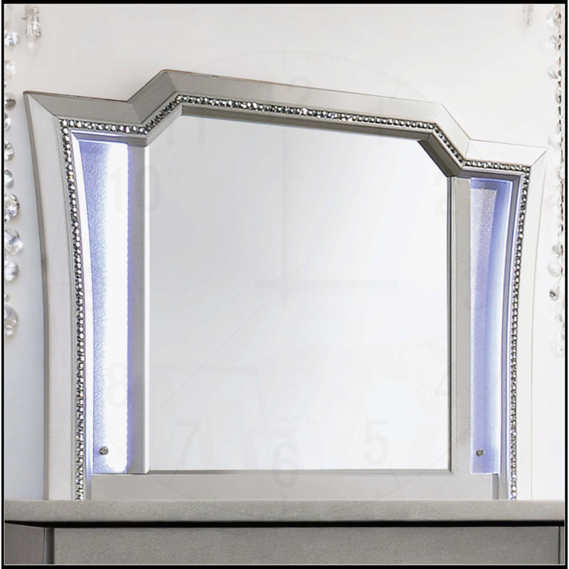 Miroir Kaitlyn avec DEL, Champagne