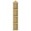 Connah 1 ft. 3 in. W x 1 ft. 1 in. D Solid Wood Overlap Apex Tool Shed