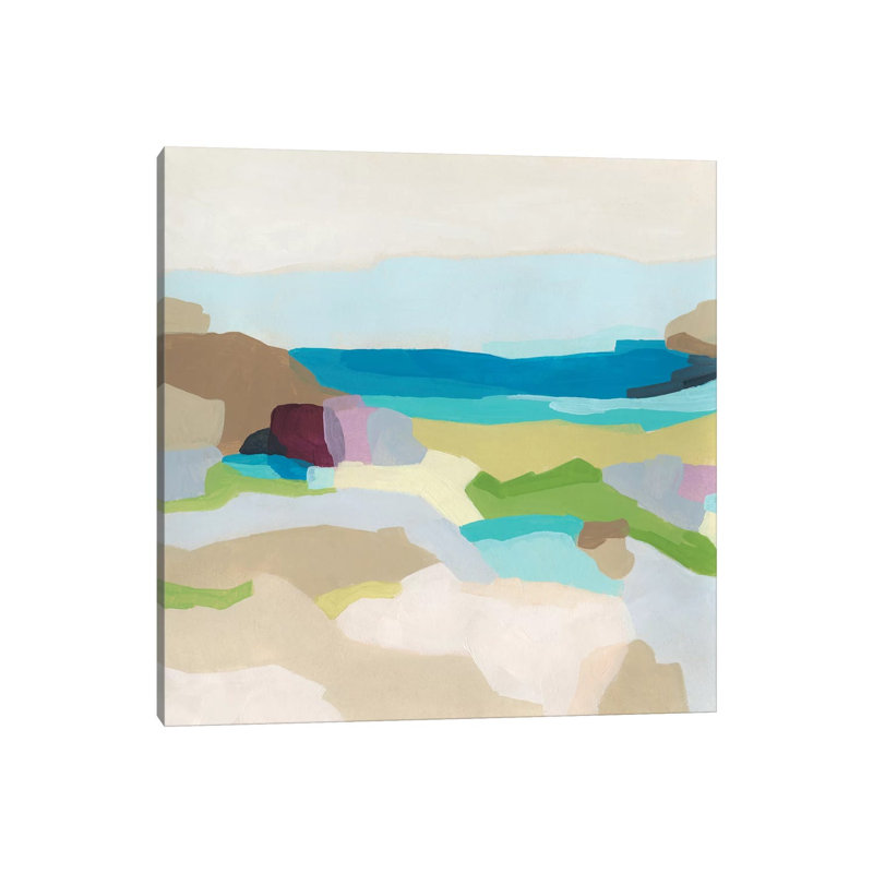 Pebble Valley I by June Erica Vess - Wrapped Canvas Gallery-Wrapped Canvas Giclée, 30.48cm H x 30.48cm W