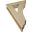 Support en bois de cèdre brut Thorton-88615277