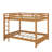 Queen Size Bunk Bed With Ladder-1191965877