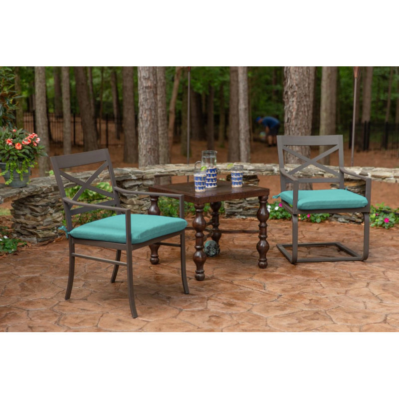 Sunbrella Indoor/Outdoor Reversible Seat Cushion, Canvas Aruba Sunbrella®, 20" W x 18" D