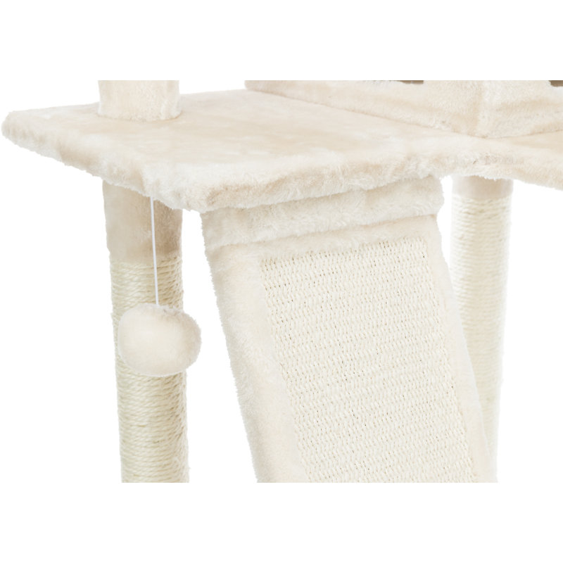 70"  Cat Tree, Cream