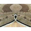 Tapis noir nouvel âge en laine Carvon
