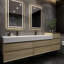 Meuble-lavabo mural double 104 po Albizu-69316021