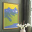 Bright Glacial Lake II, reproduction encadrée - bois massif-1237940586