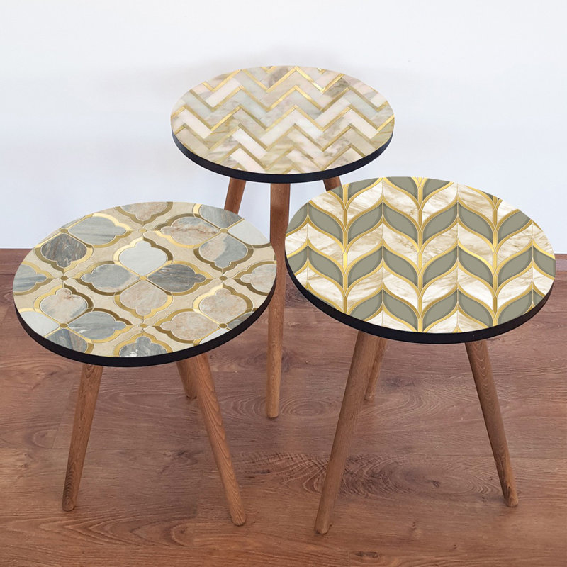 Tables gigognes 3 pieds Mickie