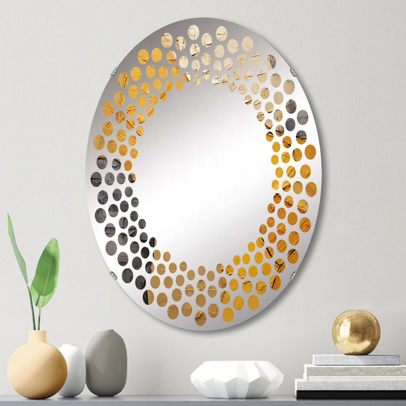 Jackelyn Oval Mirror, 20" W x 30" H
