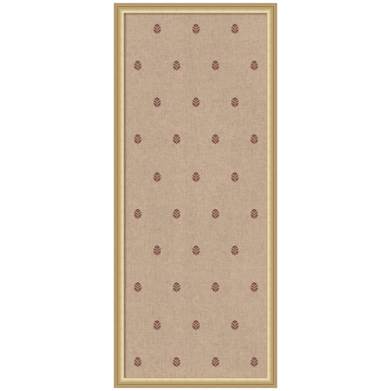 Babillard Kate, H 42 po x l 18 po, Florence Gold