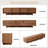 78.8'' Wood TV Stand for Living Room, Mid Century Modern TV Console with 8 Drawers-1916439586