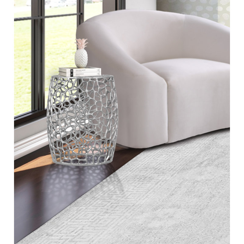 table de bout cylindriques, Argent