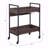 Bar Cart, Rectangular Serving Cart With 2-Tier Shelf