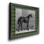 Équitation à carreaux I - reproduction d'art sur toile-570367223-570367178