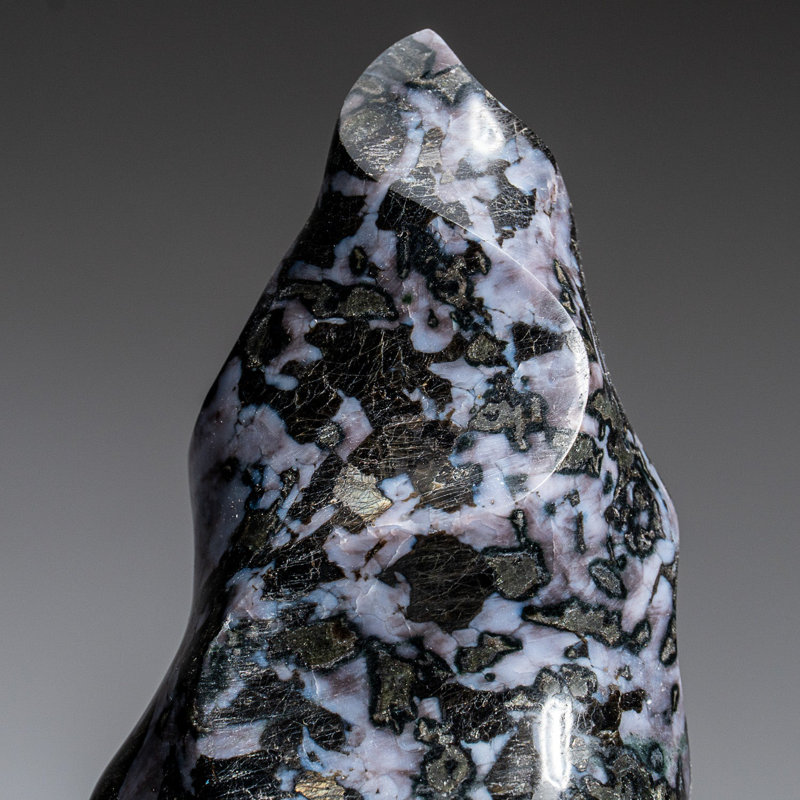 Genuine Polished Indigo Gabbro Flame Freeform (2.2 Lbs)