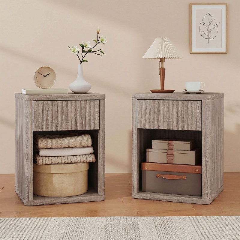 40 cm W Bedside Table