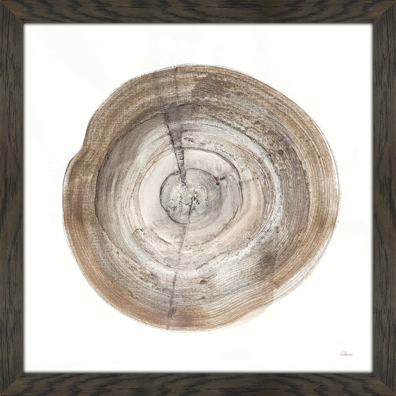 « counting the years iv », reproduction de peinture à l’aquarelle, H 31,5 po x l 31,5 po x P 1 po, Cadre chocolat patiné