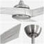 Ventilateur de plafond 52 pouces avec 3 lumières à DEL à intensité variable 3 couleurs en bois massif télécommandées réversible moteur à courant continu noir mat pour la maison-2069240734-2069240731