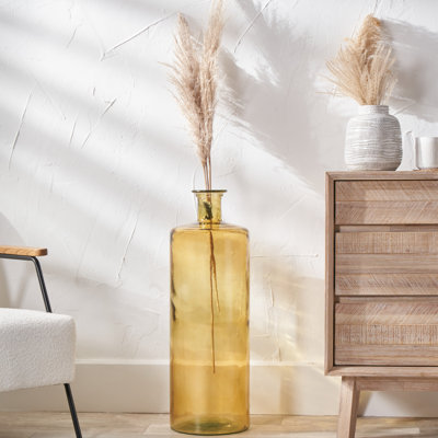 Handmade Glass Floor Vase