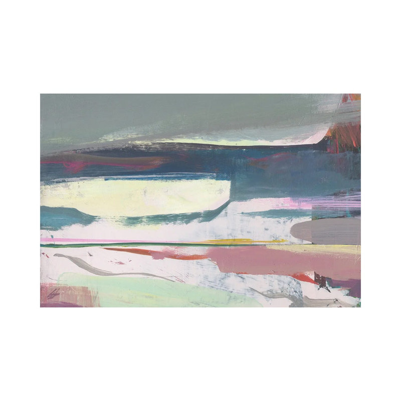 Transient 1 Piece Wall Art on Canvas, 101.6 cm H x 66.04 cm W, White Framed
