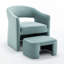 Fauteuil demi-tonneau avec repose-pieds Kyah-220945854