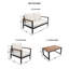 Ensembles de conversation pour patio Townsend pour 4 personnes avec coussins Sunbrella®-2071709908-2036927594