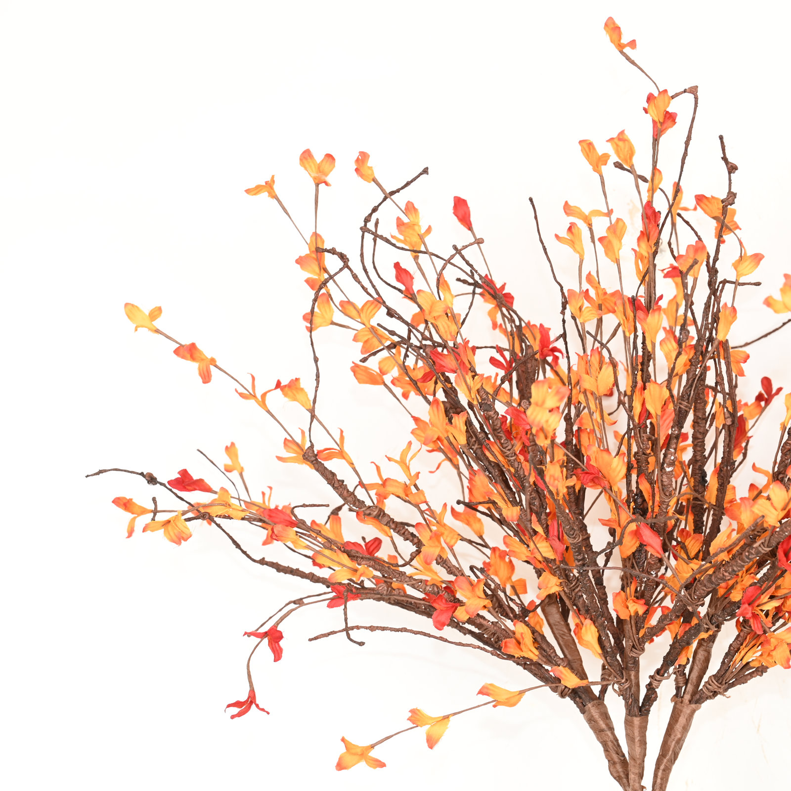 Wood Twig Stems, Orange