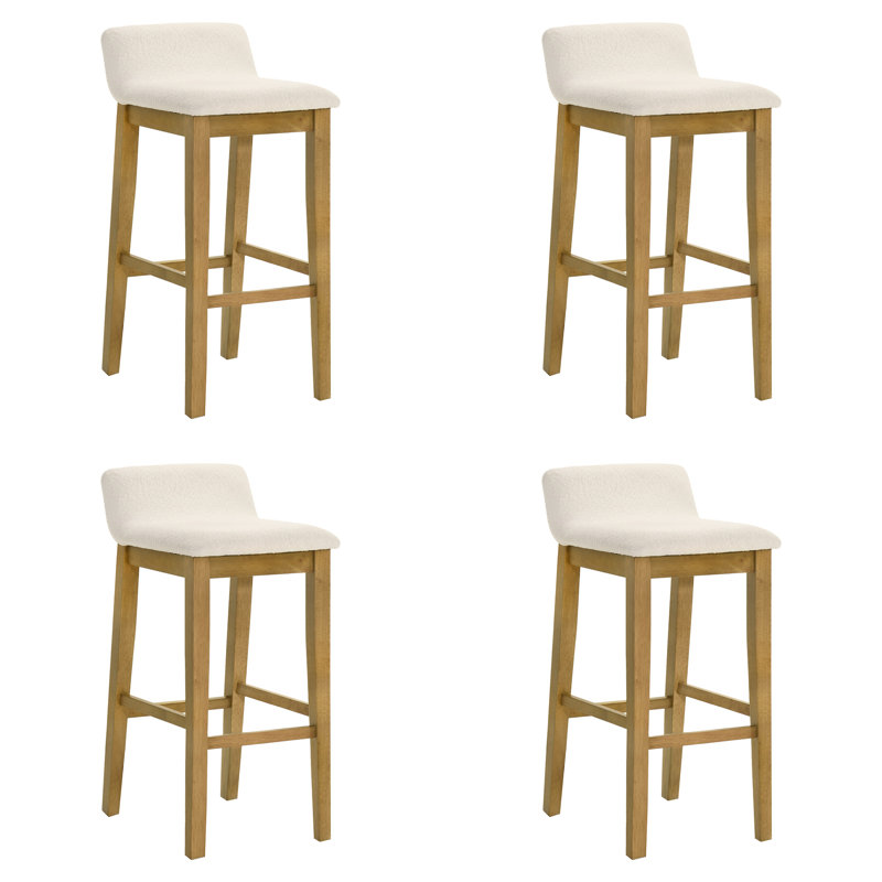 Ensemble de 4 tabourets de bar Annikah, Amber Glow, 4, Tabouret de bar (siège d'une hauteur de 30,5 po)