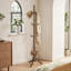 Solid Wood Freestanding 9 - Hook Coat Rack