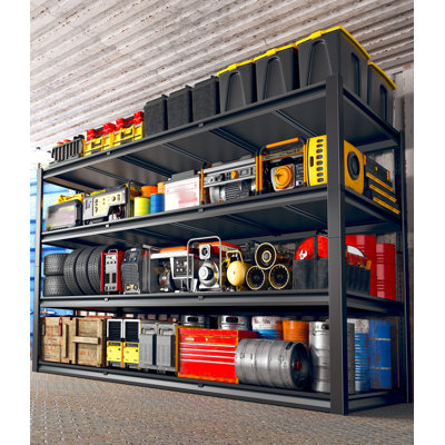 Musema Garage Shelving, Storage Shelves 3000LBS, 5 Tier Adjustable Metal Shelving Unit