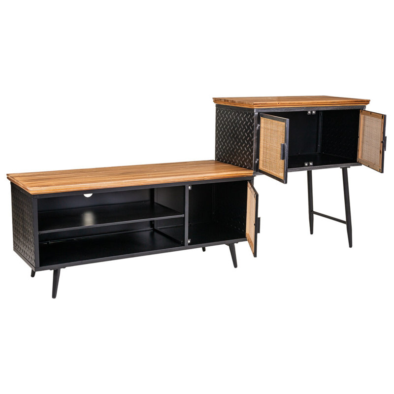 Farbourgh 202cm Solid Wood Sideboard