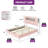 Upholstered Platform Bed with LED Lighting Included-117168269-117168268