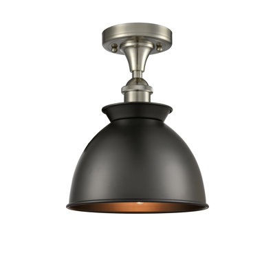 Plafonnier semi-encastré 1 lumière 8,5 po Erastus